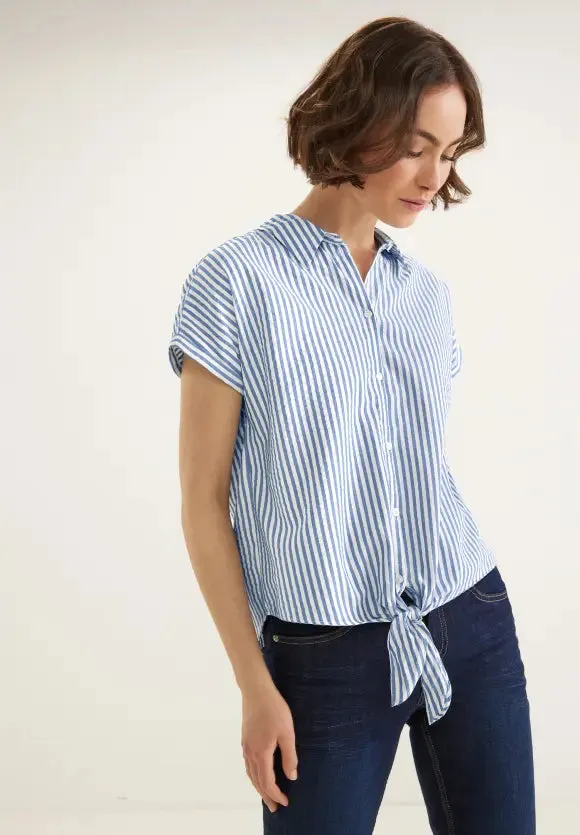 343957- Blue Stripe Blouse- Street One