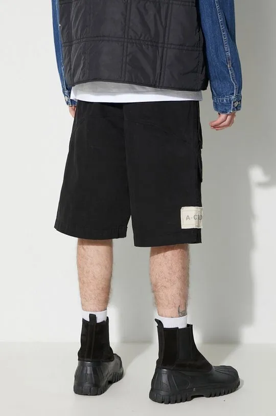 A-COLD-WALL* cotton shorts Ando Cargo Short black color ACWMB208A