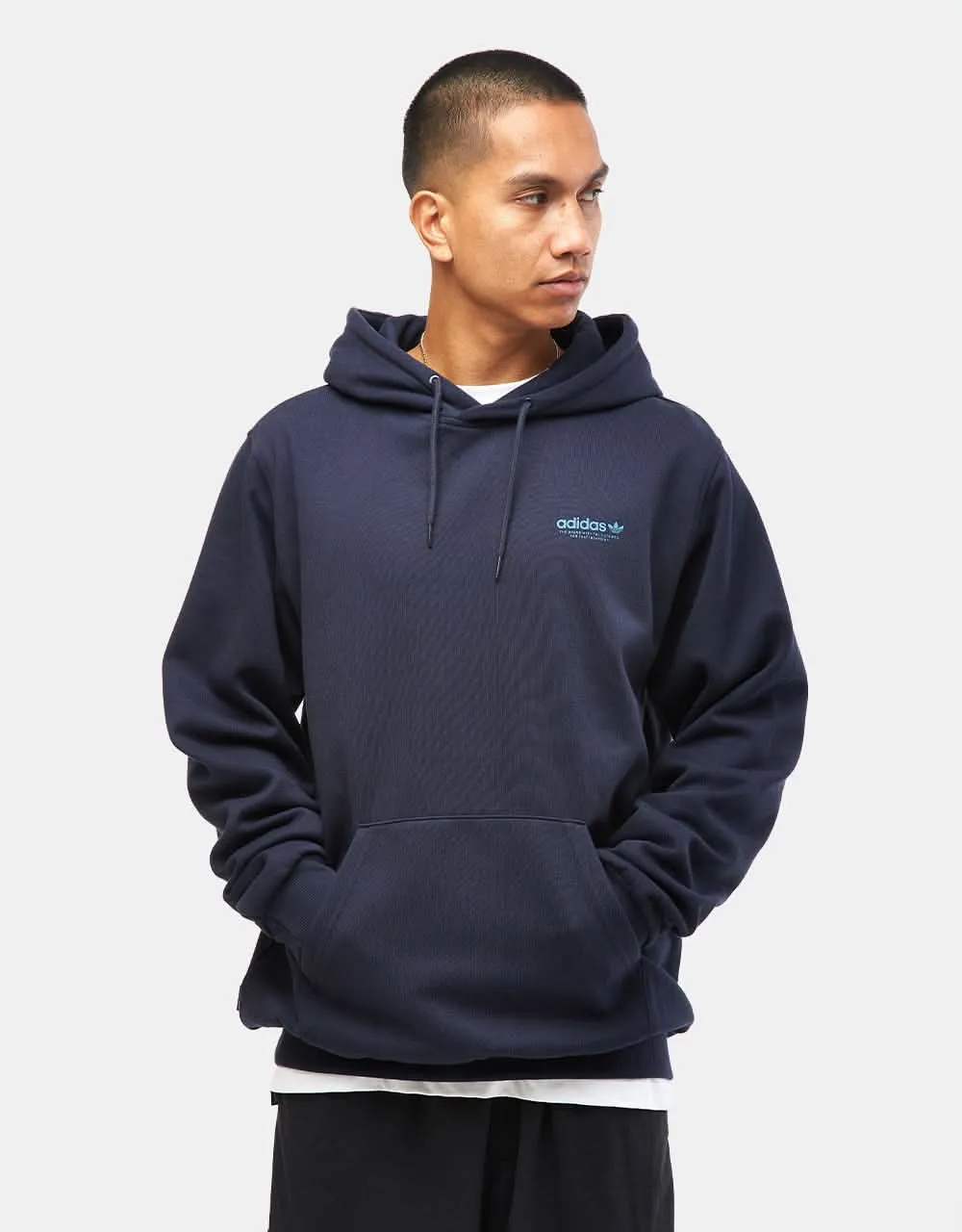 Adidas 3 Star Pullover Hoodie - Legend Ink