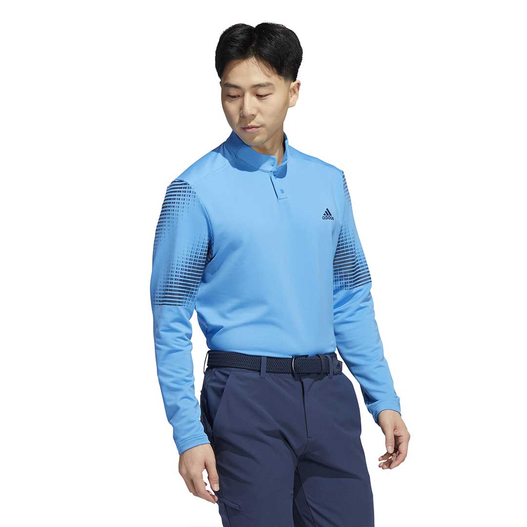 adidas - Men's Statement COLD.RDY Long Sleeve Polo (HF6581)