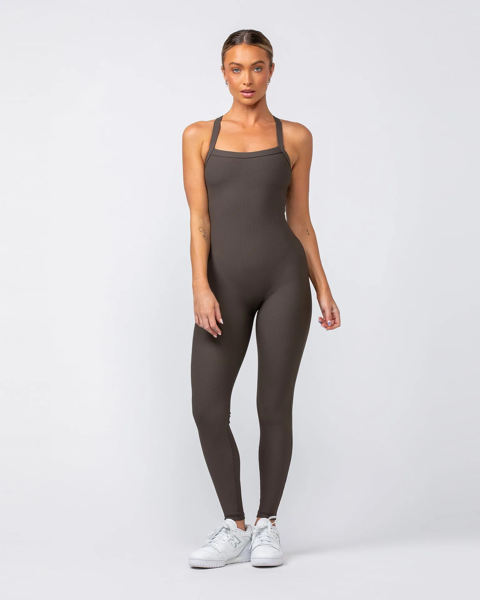 Adore Full Length One Piece - Deep Brown