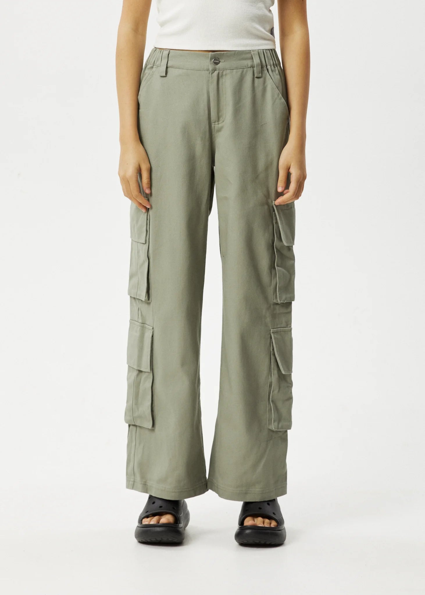 Afends Cotton Midnight Cargo Olive