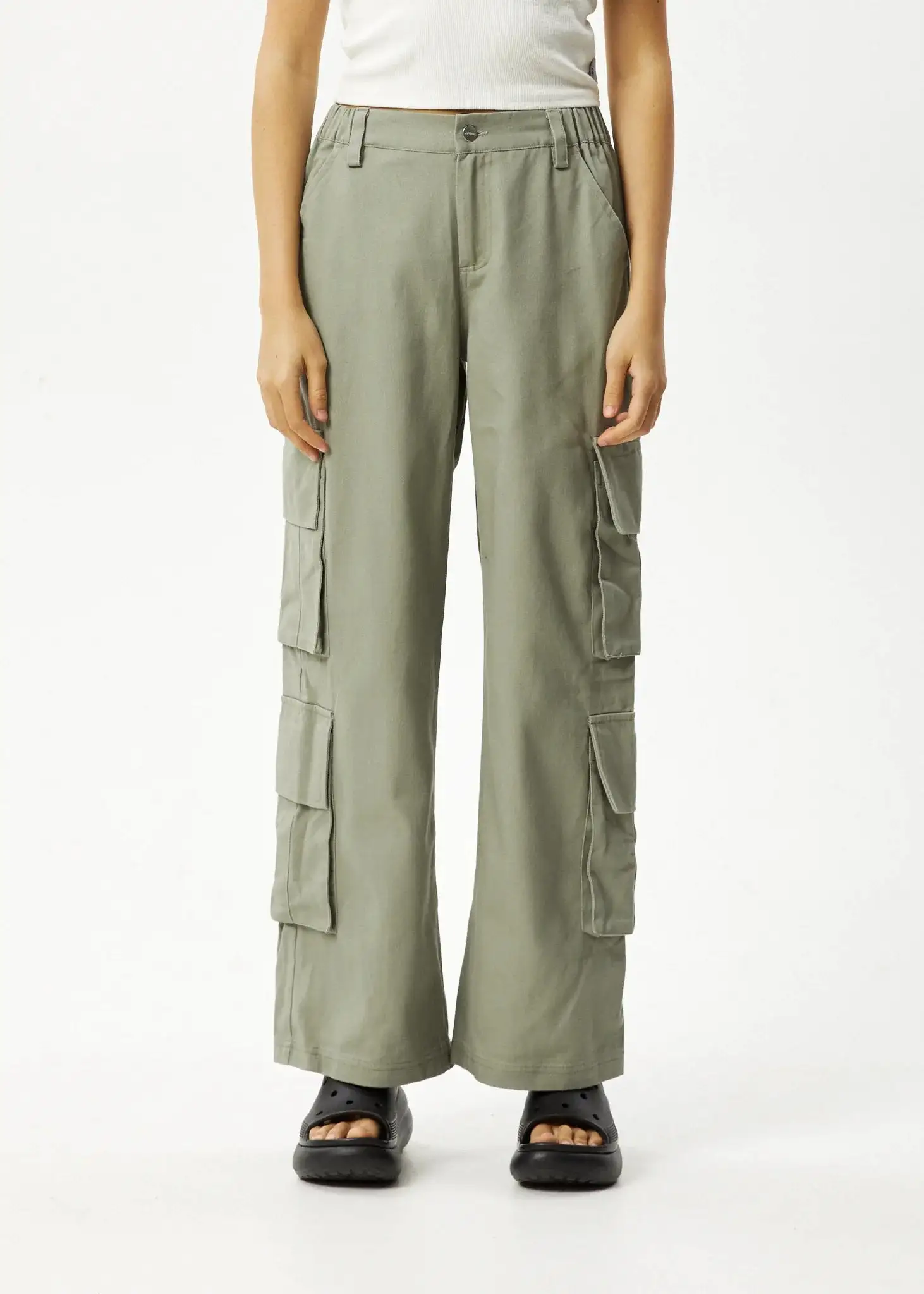 Afends Cotton Midnight Cargo Olive