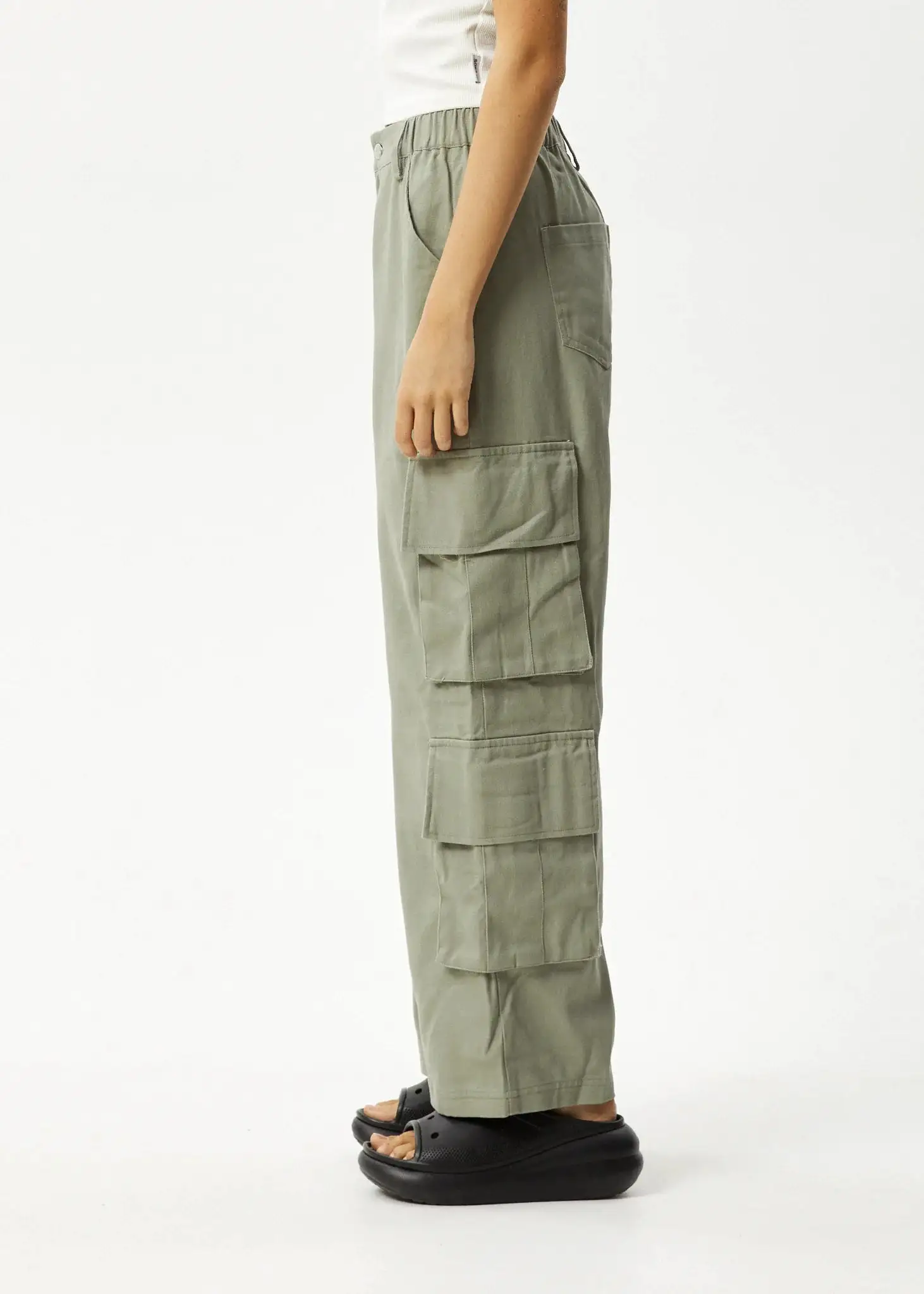 Afends Cotton Midnight Cargo Olive