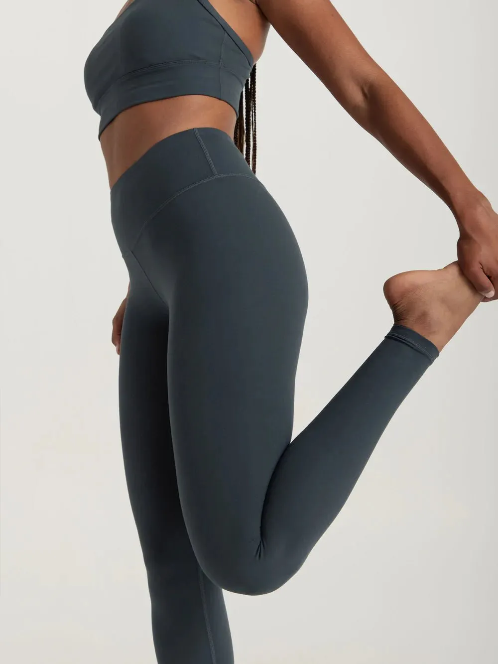 Airbrush Lite Balance Full Length Legging - Deep Ocean