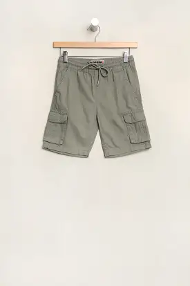 Amnesia Youth Cotton Ripstop Cargo Shorts