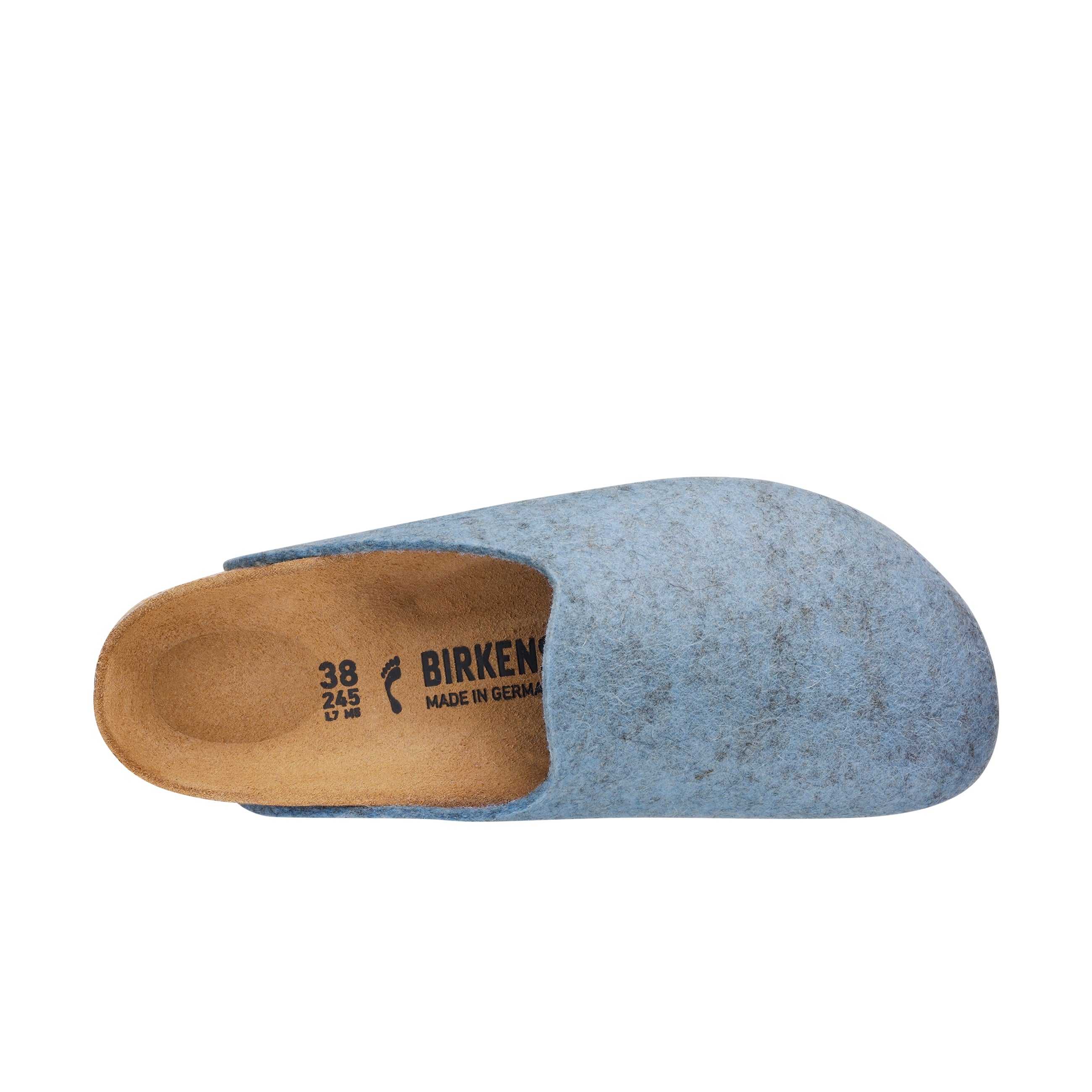 Amsterdam Melange Light Blue Wool Felt