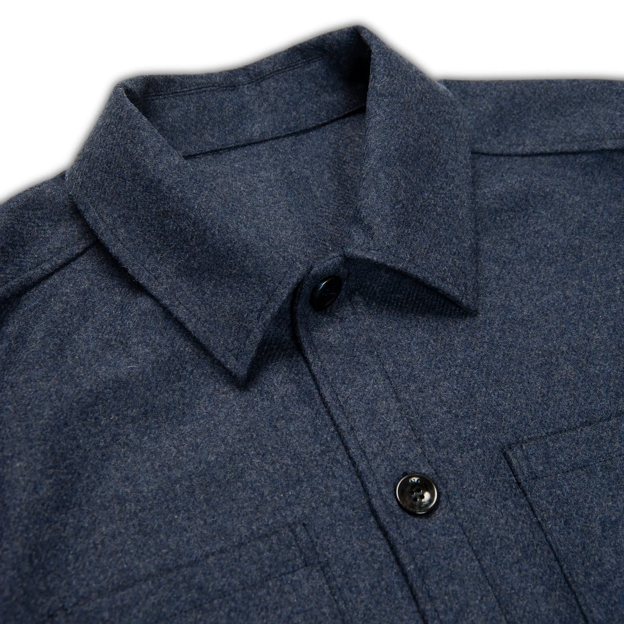 Ash Outer Shirt Honey Way wool cashmere flannel