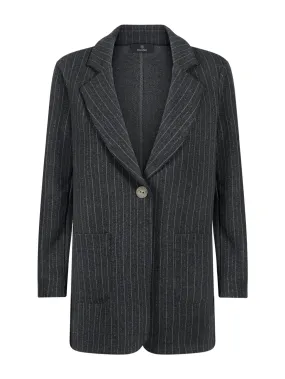 Blazer destrutturato in Eco Jacquard - Fant.Ardesia Mel.