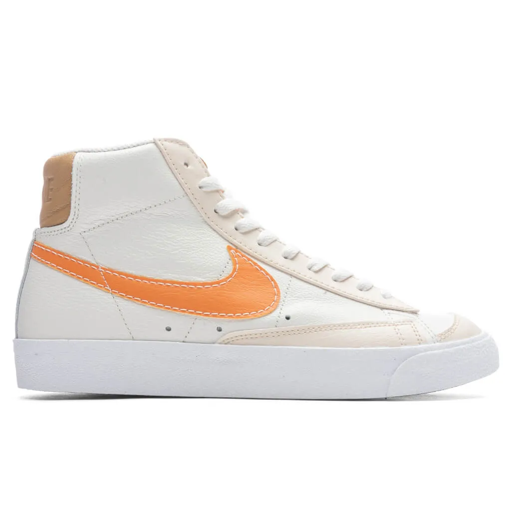 Blazer Mid 77 EMB Inspected By Swoosh - Phantom/Hot Curry/Pearl White