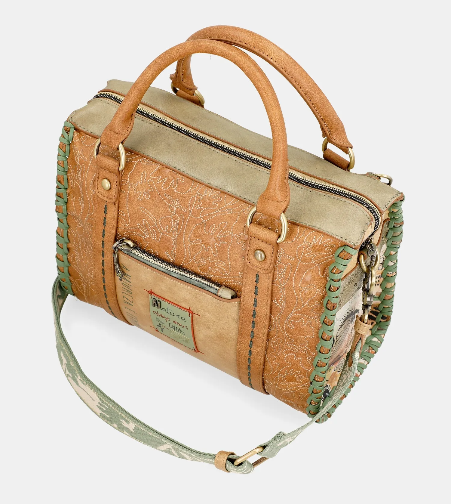 Butterfly bowling crossbody bag