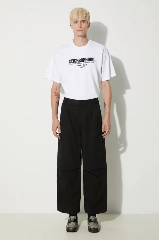 Carhartt WIP cotton trousers Cole Cargo Pant black color