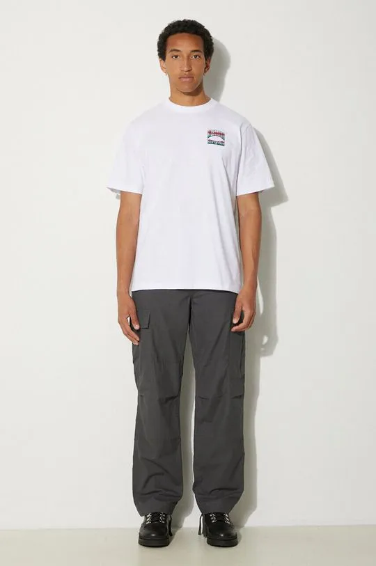 Carhartt WIP cotton trousers Regular Cargo Pant gray color I032467.8702