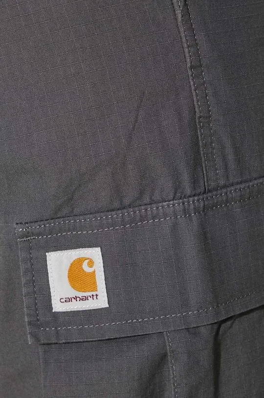 Carhartt WIP cotton trousers Regular Cargo Pant gray color I032467.8702