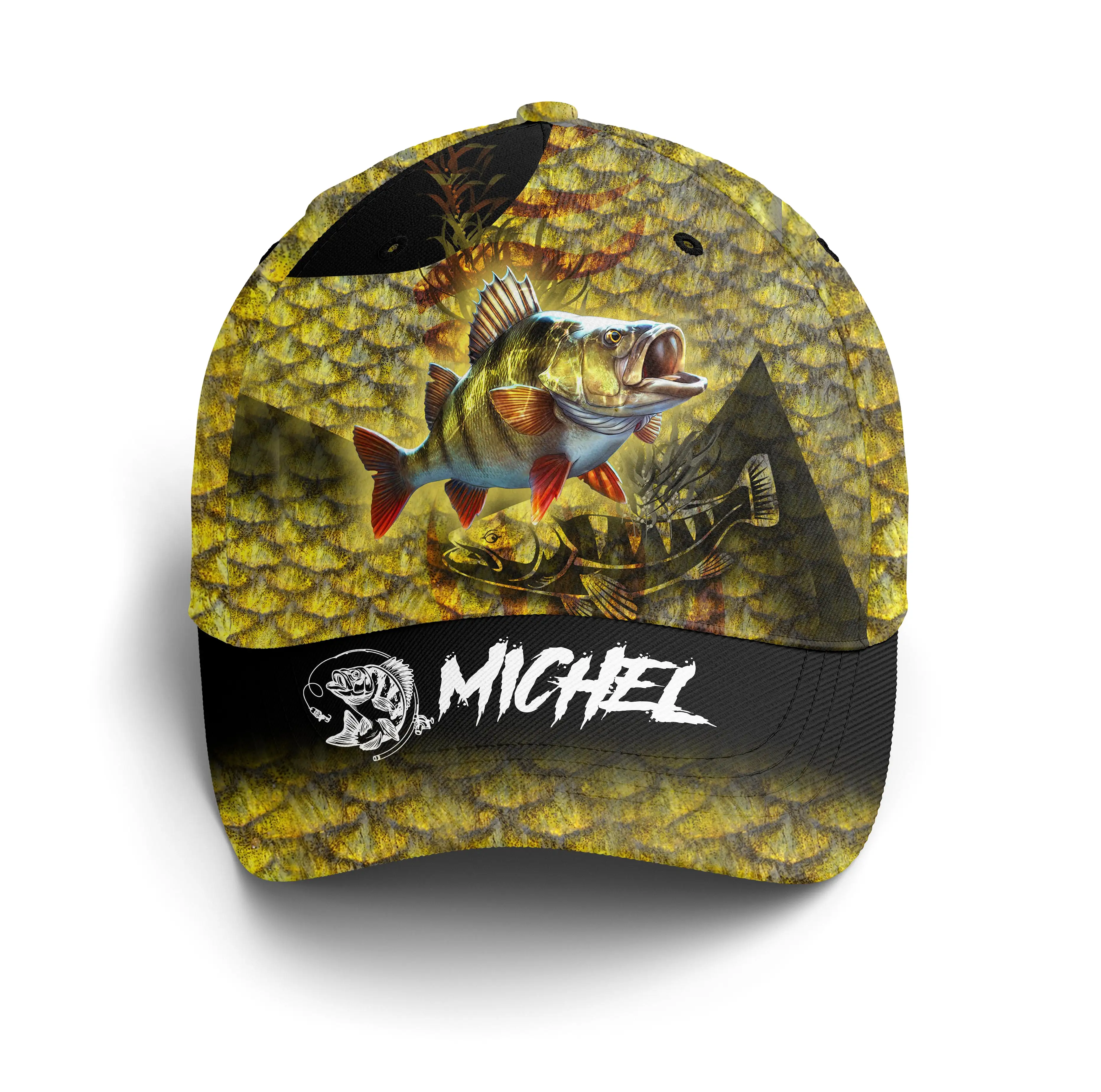 Casquette Camouflage Pêche, Pêche  La Perche, Cadeau Personnalisé Pêcheur - CT23072217