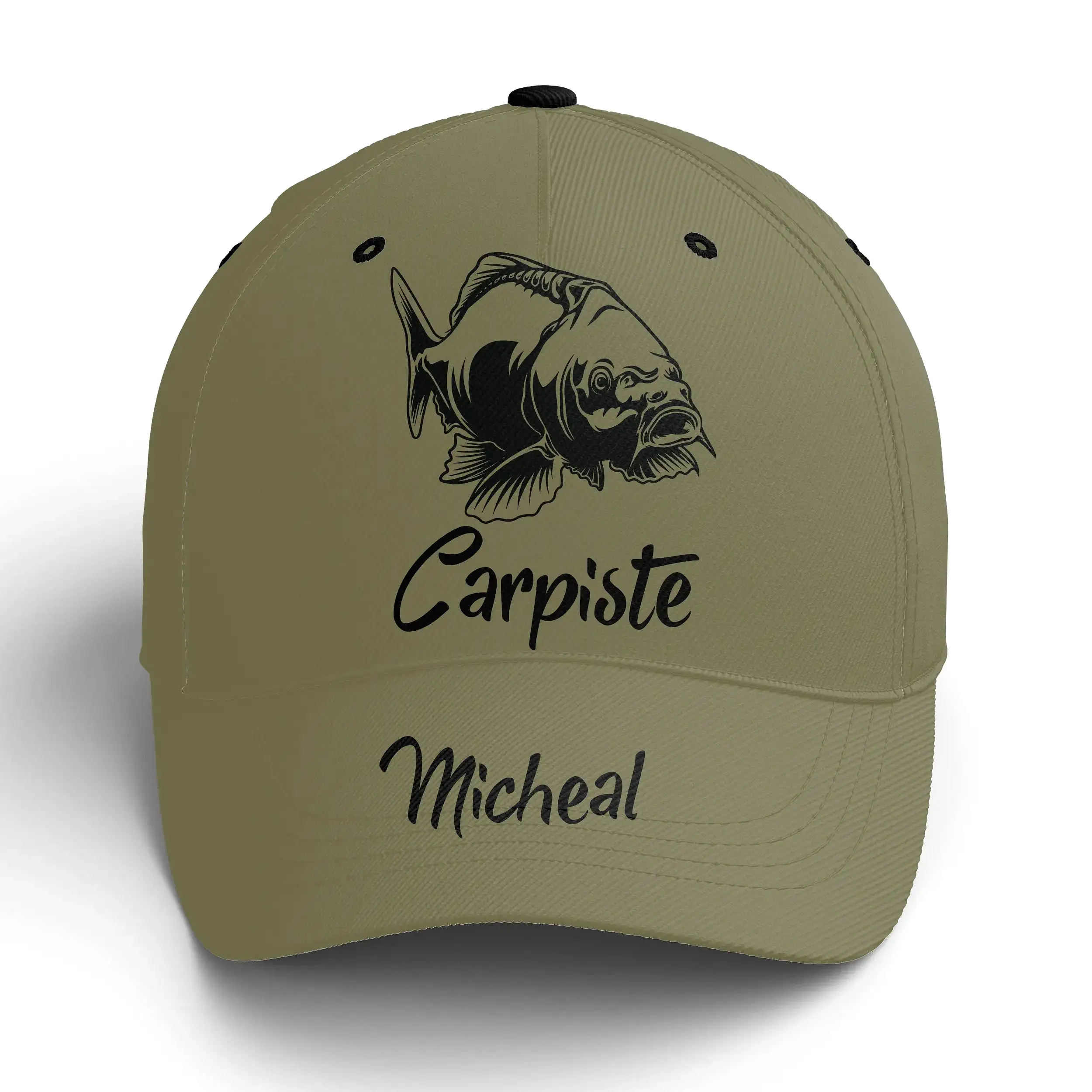 Casquette Pêcheur, Pêche de la Carpe, Cadeau Personnalisé Fans de Pêche - CT14082329