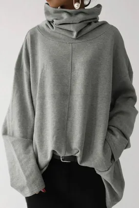 Casual Solid Patchwork Pocket Turtleneck Hoodies(5 Colors)