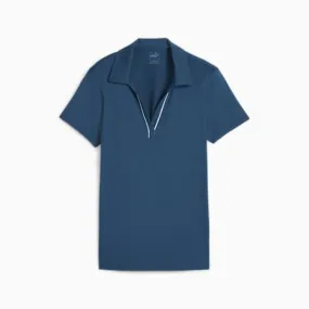 Cloudspun Piped Short Sleeved Women's Golf Polo | Ocean Tropic | PUMA Shop All Puma | PUMA 