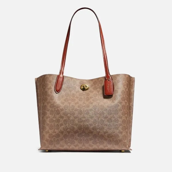 Coach Women's Willow Tote Bag - Tan Rust