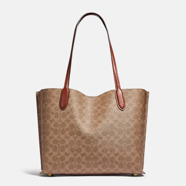 Coach Women's Willow Tote Bag - Tan Rust