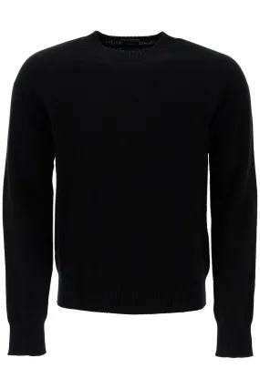 CREWNECK WOOL AND CASHMERE PUL