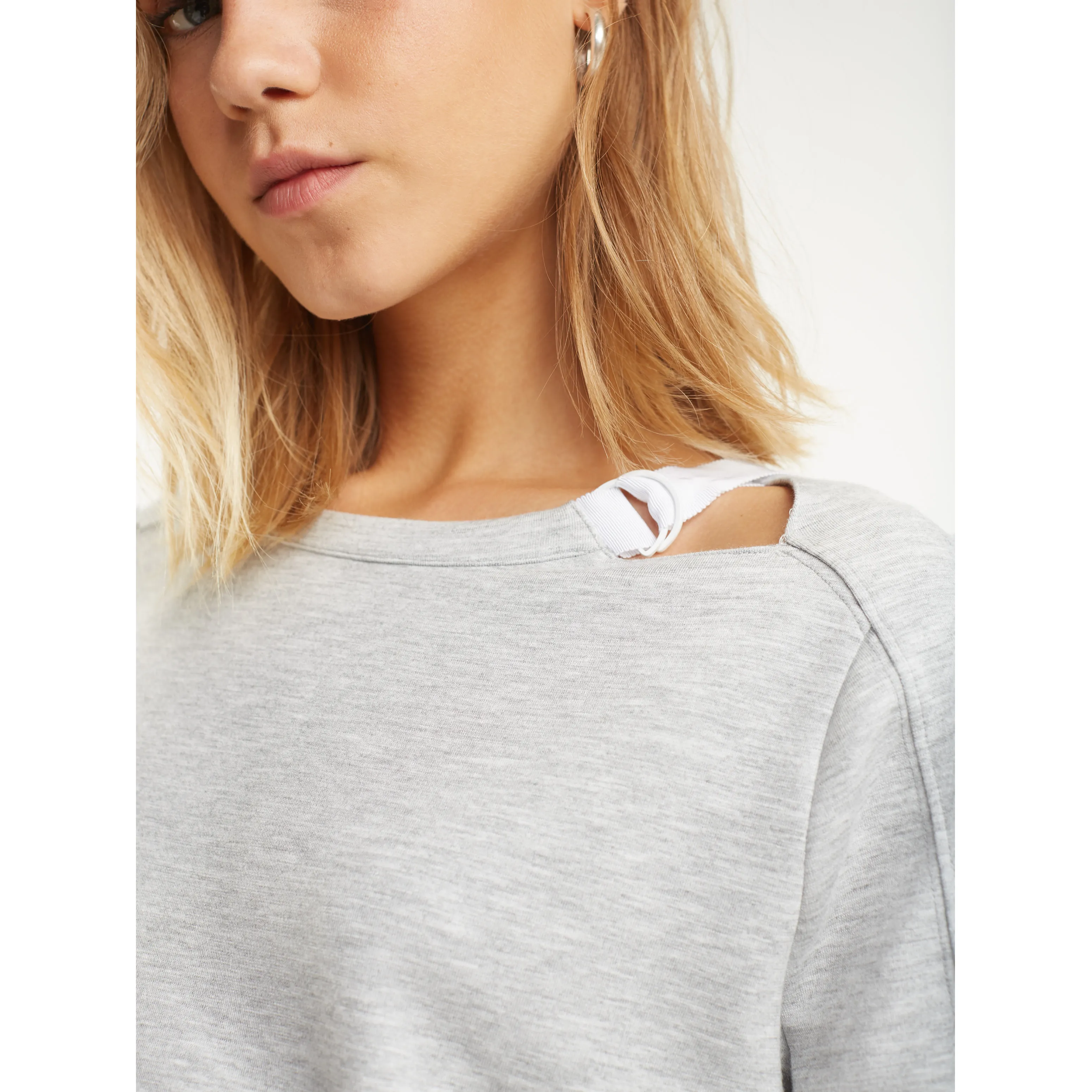 Cutout Crew Neck Sweatshirt | Hoodies | Tommy Hilfiger