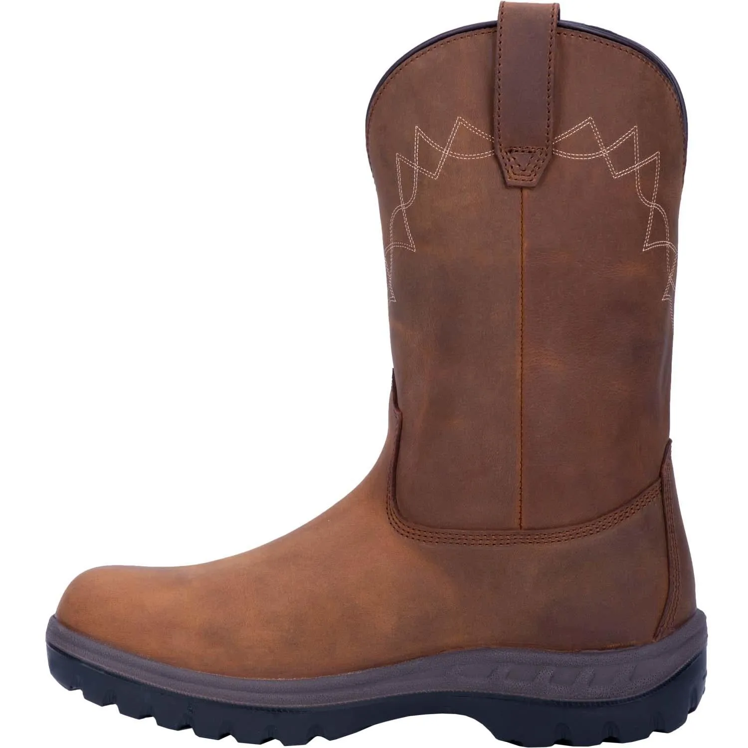 Dan Post Cummins Waterproof Pull On Leather Work Boots Men DP62504