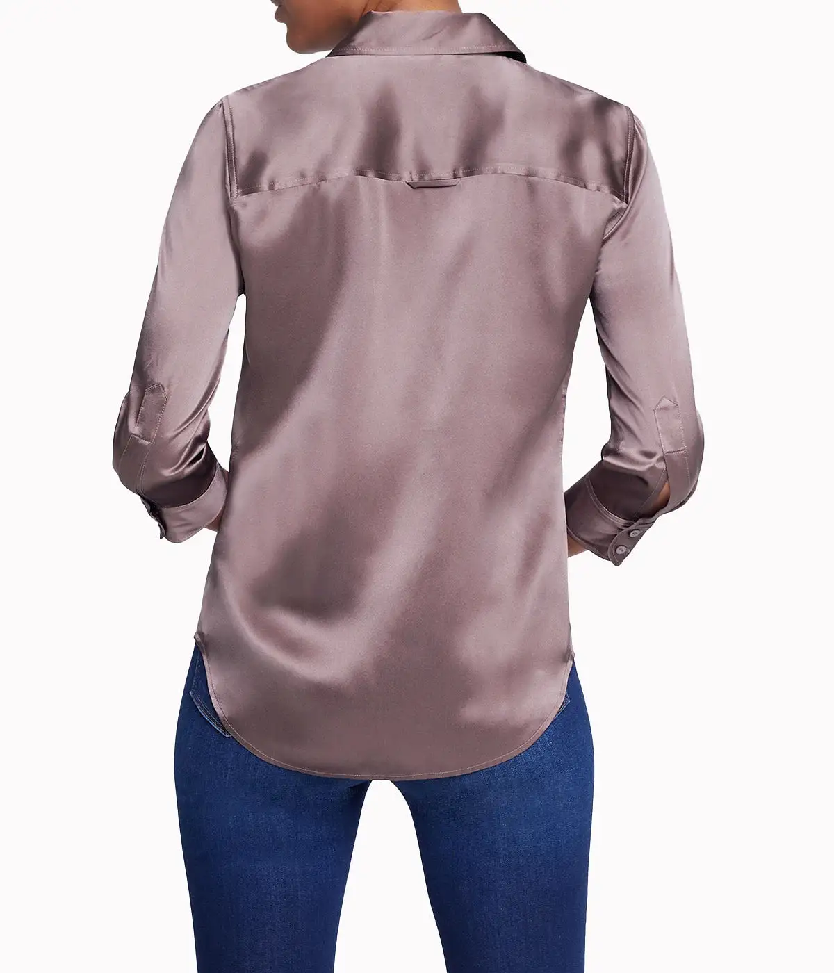 Dani 3/4 Sleeve Blouse in Deep Taupe