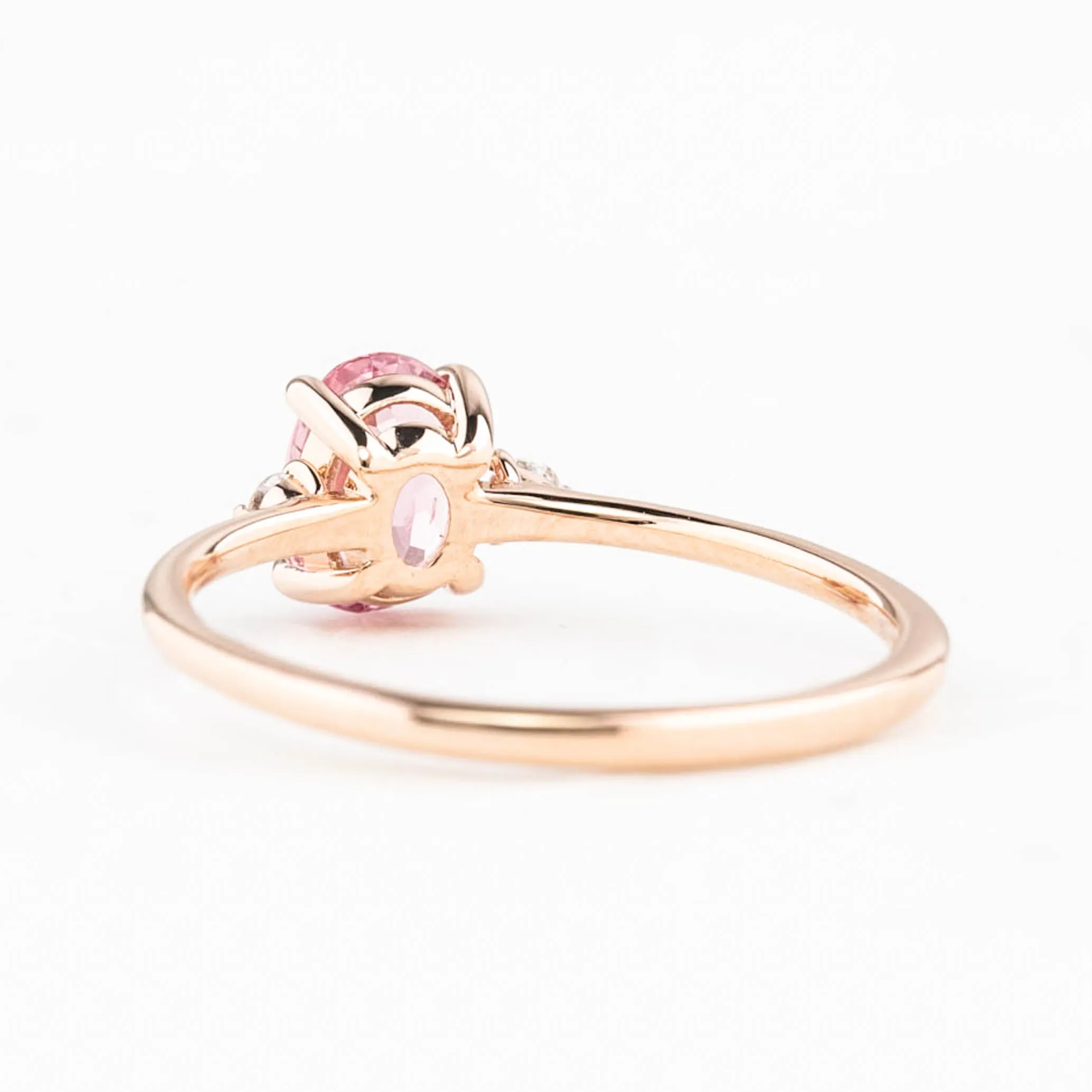 Emilie Ring 0.98ct Pink Spinel, 14K Rose Gold (One of a kind)