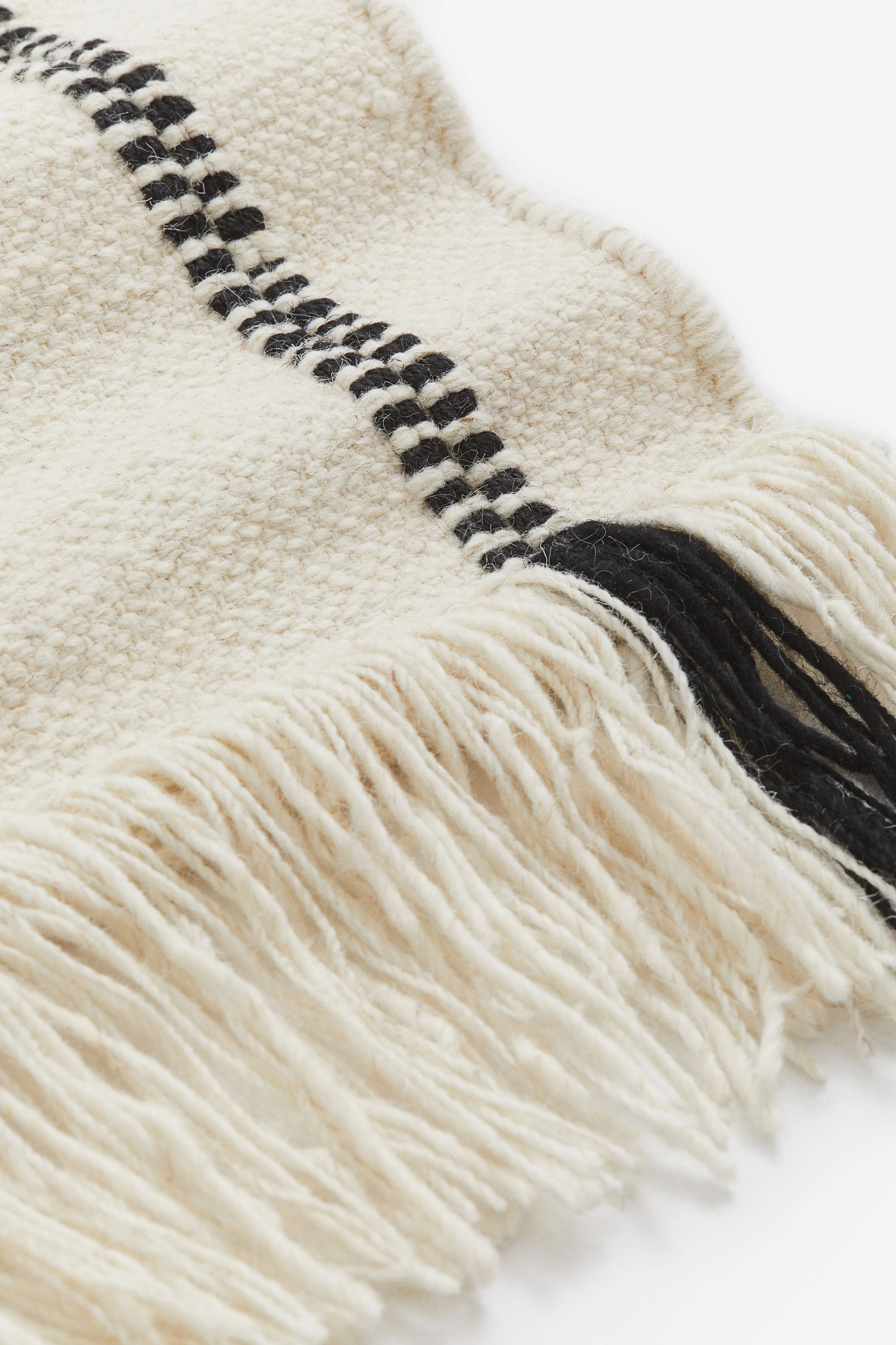 Flat weave wool rug - Light beige - Home All | H&M GB