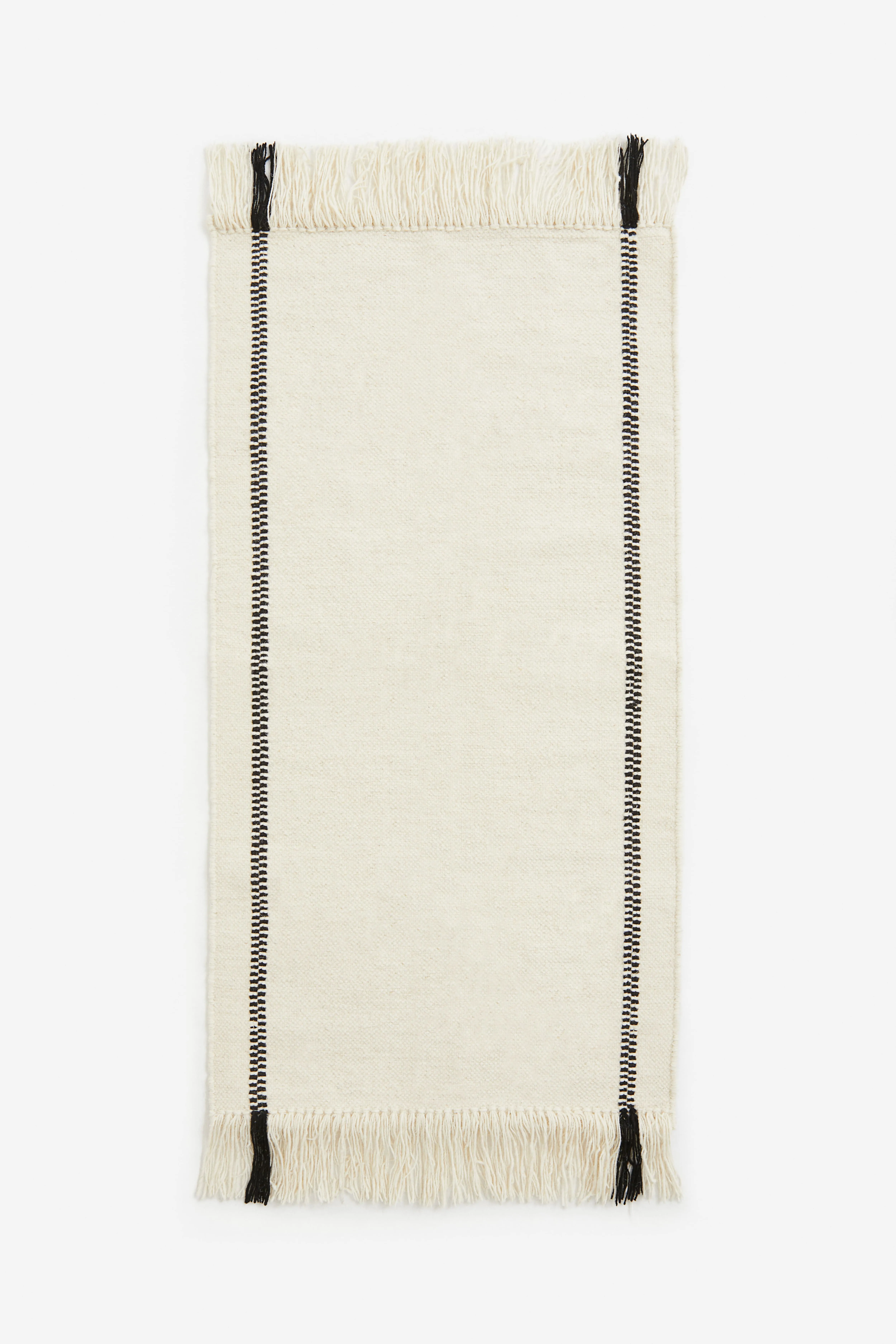 Flat weave wool rug - Light beige - Home All | H&M GB