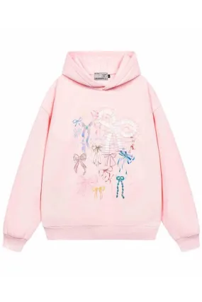 Floral Wreath Embroidered Hoodie