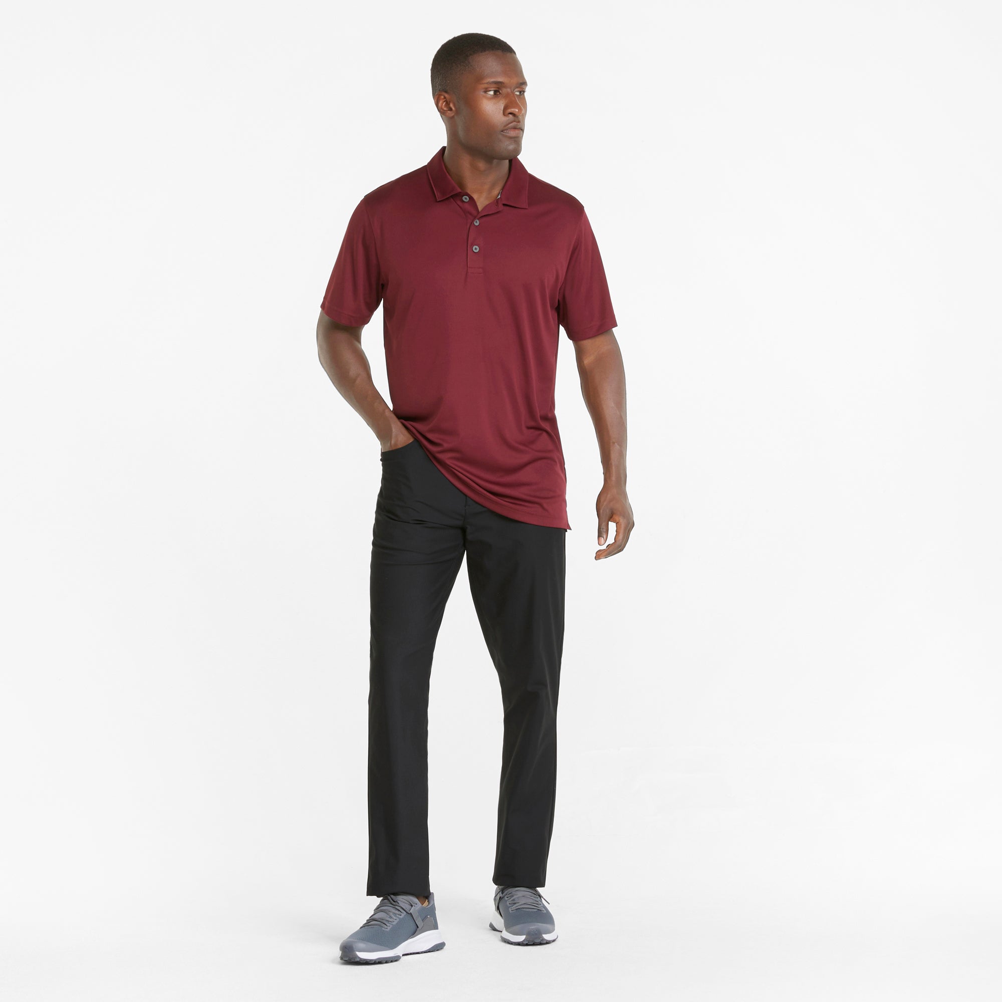 Gamer Golf Polo | Zinfandel