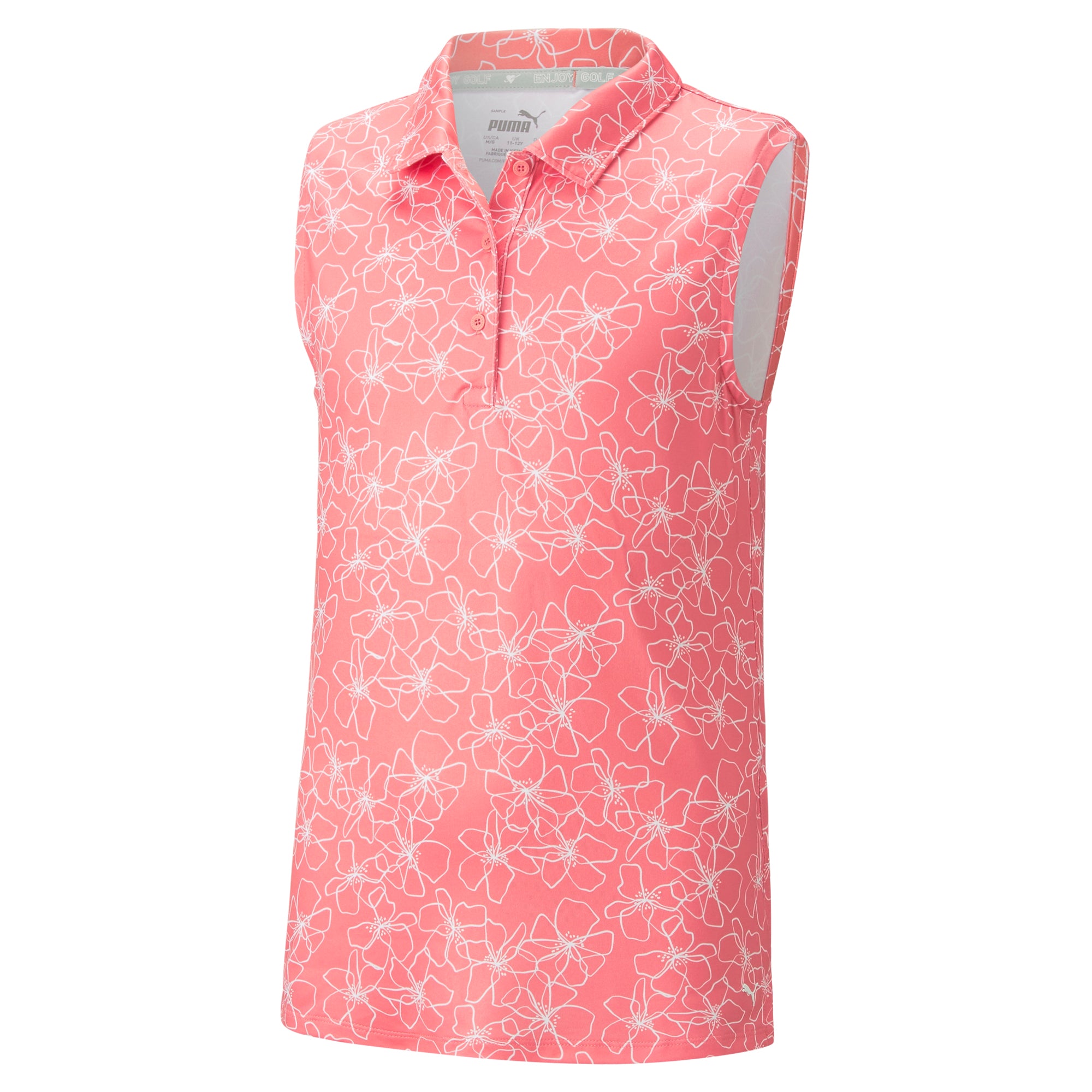 Girl's CLOUDSPUN Island Sleeveless Golf Polo