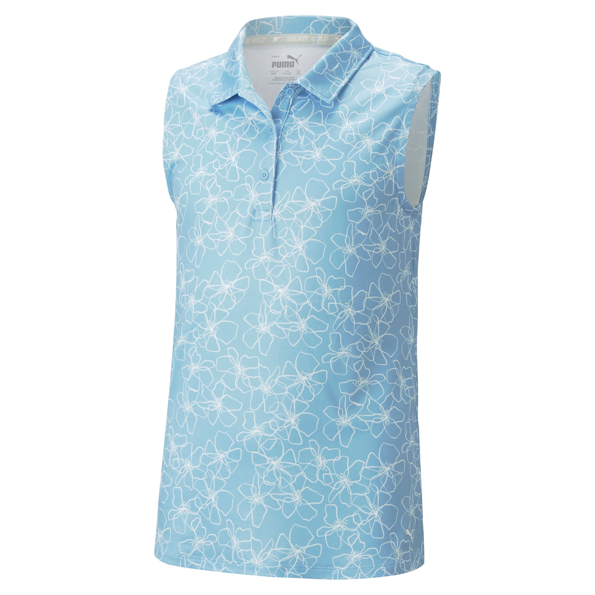 Girl's CLOUDSPUN Island Sleeveless Golf Polo