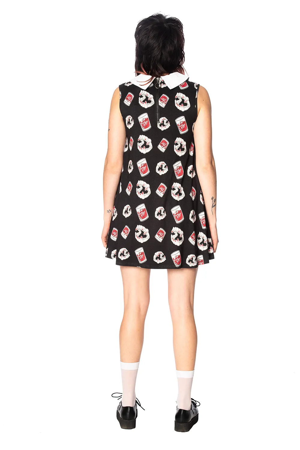 GLAMPIRE COLLAR DRESS