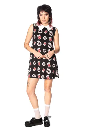 GLAMPIRE COLLAR DRESS