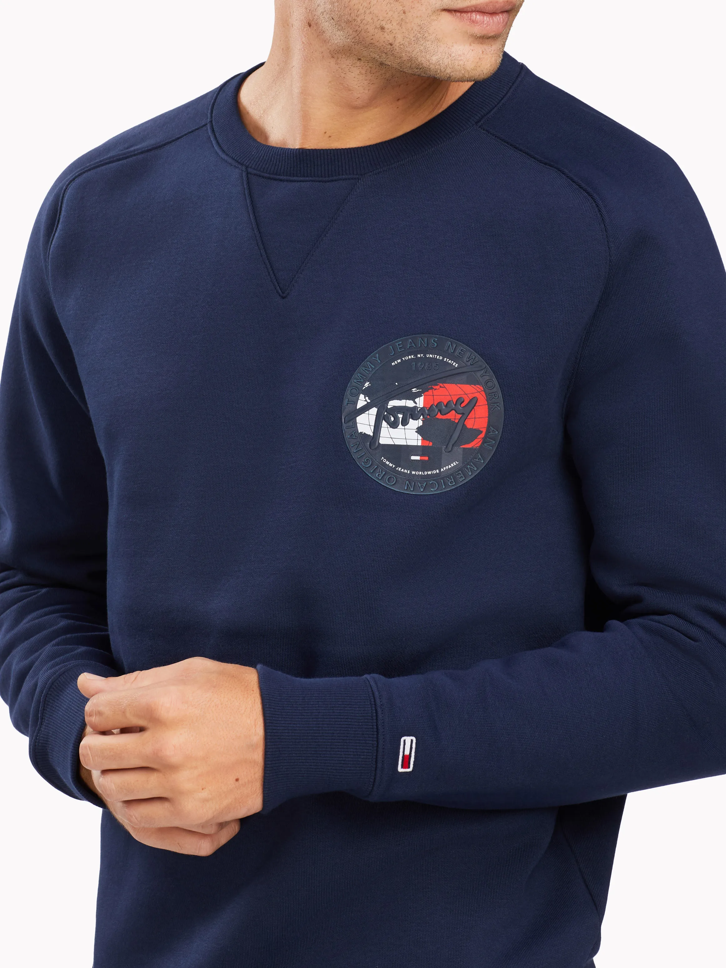 Globe Logo Crew Neck Sweatshirt | Hoodies | Tommy Hilfiger