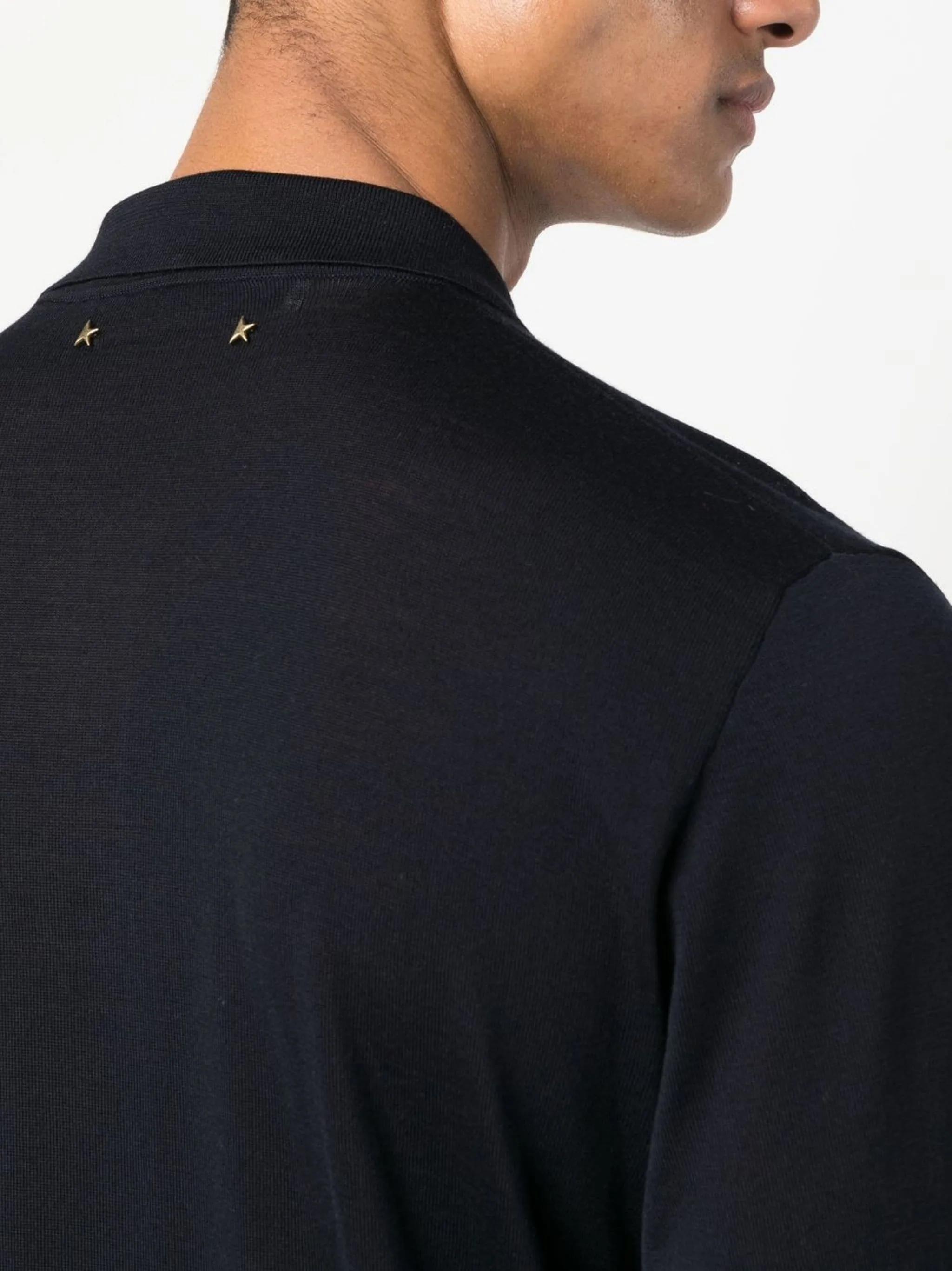 Golden Knit Polo Virgin Wool