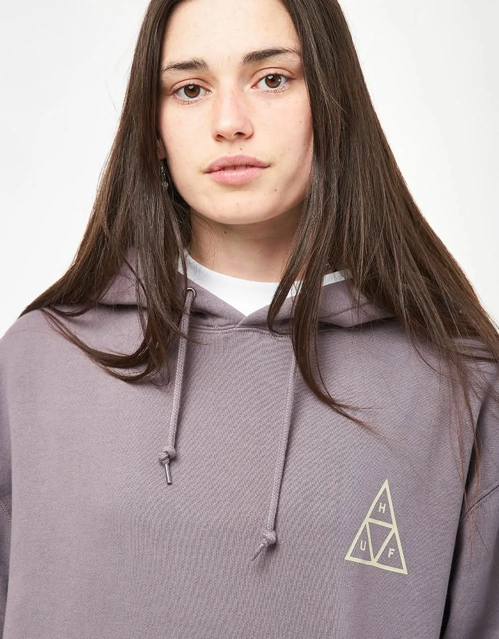 HUF Set Triple Triangle Pullover Hoodie - Light Plum