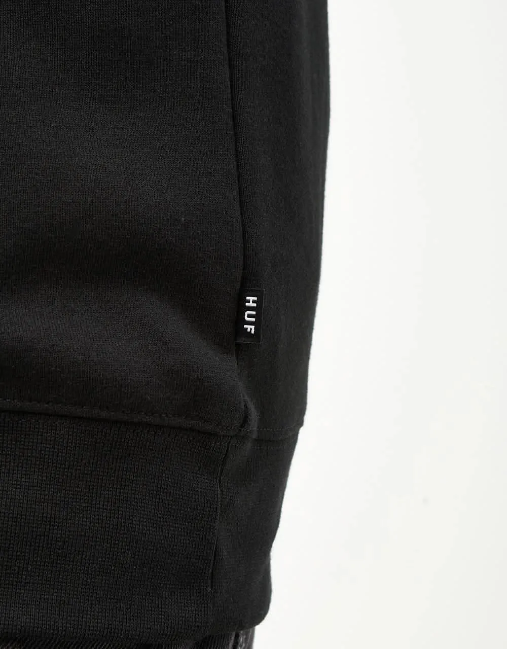 HUF Set Triple Triangle Zip Hoodie - Black