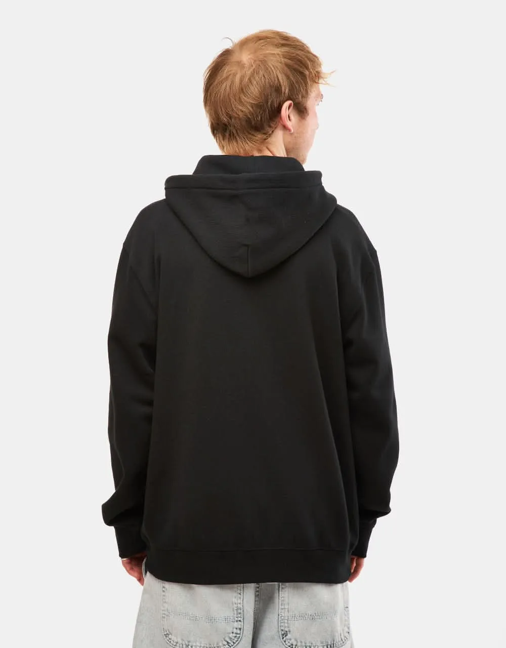 HUF Set Triple Triangle Zip Hoodie - Black