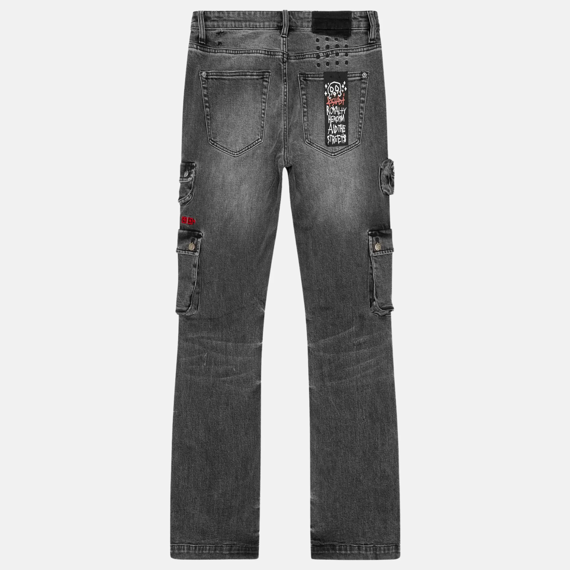 Ksubi x Juice WRLD 999 Bronko Cargo Black Jeans