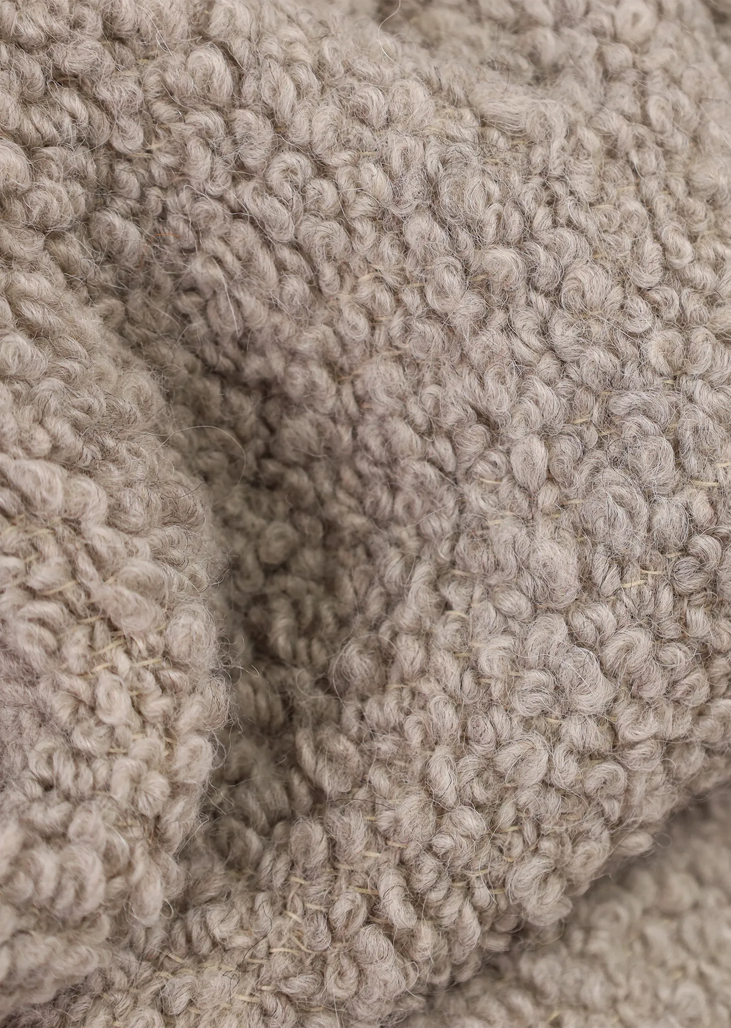 Kurlisuri Alpaca Wool Throw — Light Grey