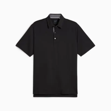 MATTR Brigade Men's Golf Polo | PUMA Black-Slate Sky | PUMA Exclusion List | PUMA 