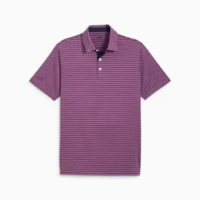 Mattr Gold Tucker Men's Golf Polo | Crushed Berry-Deep Navy | PUMA SHOP ALL PUMA | PUMA 