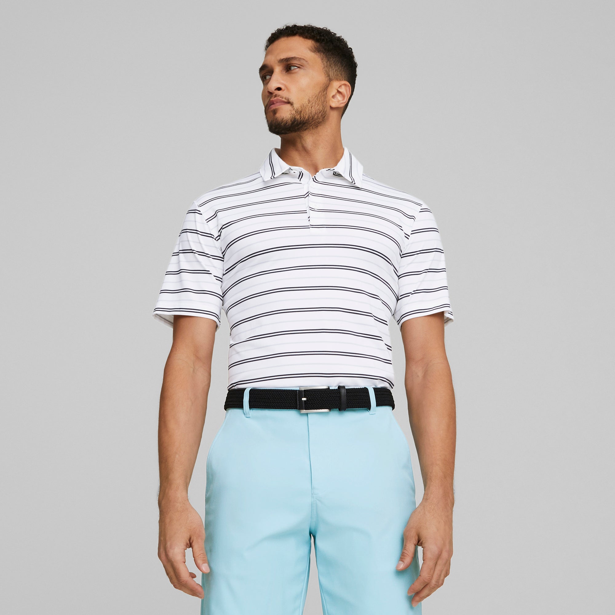 MATTR Striper Golf Polo