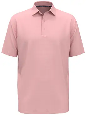 Mens Gingham Print Golf Polo