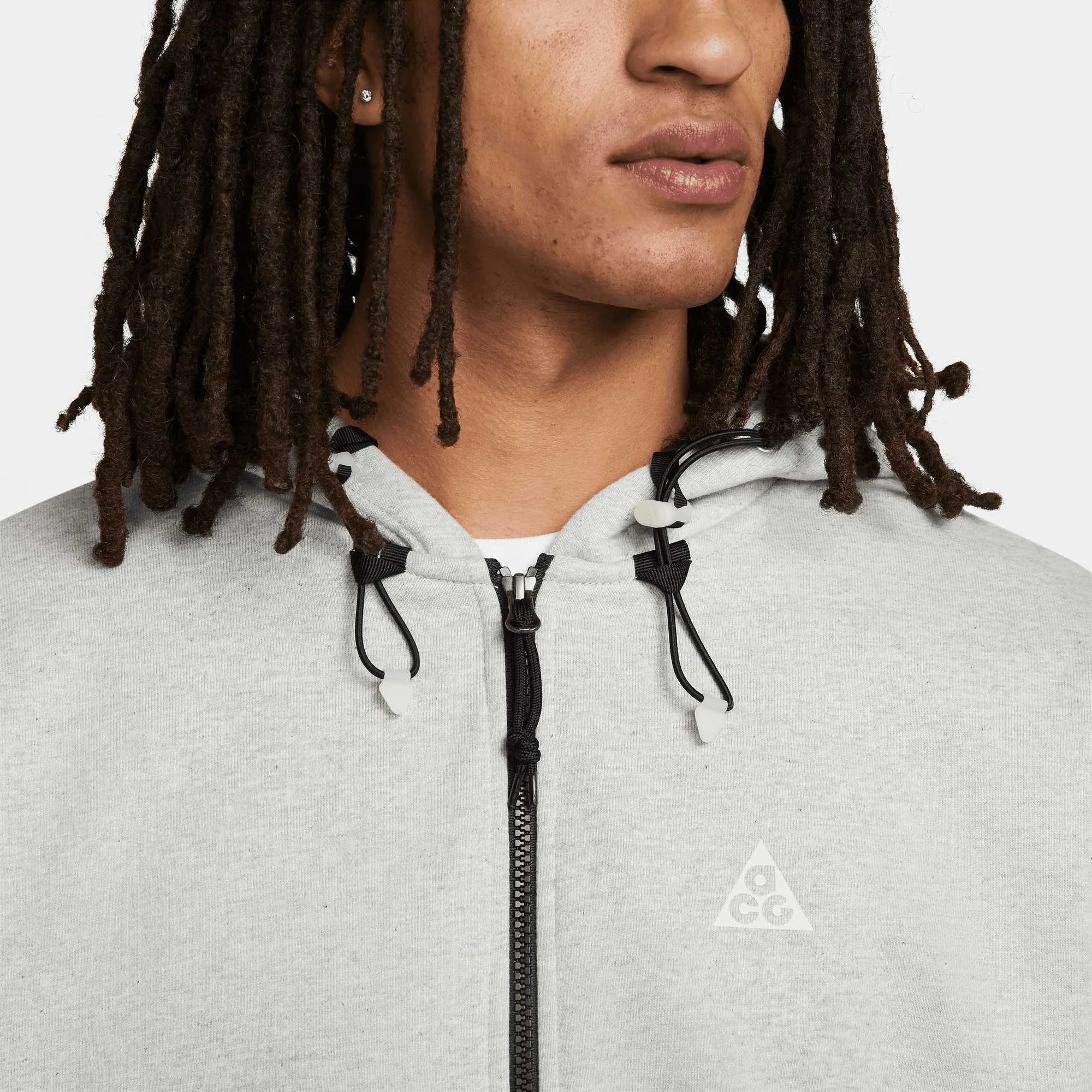 Nike ACG Full Zip Hoodie Jacket Grey