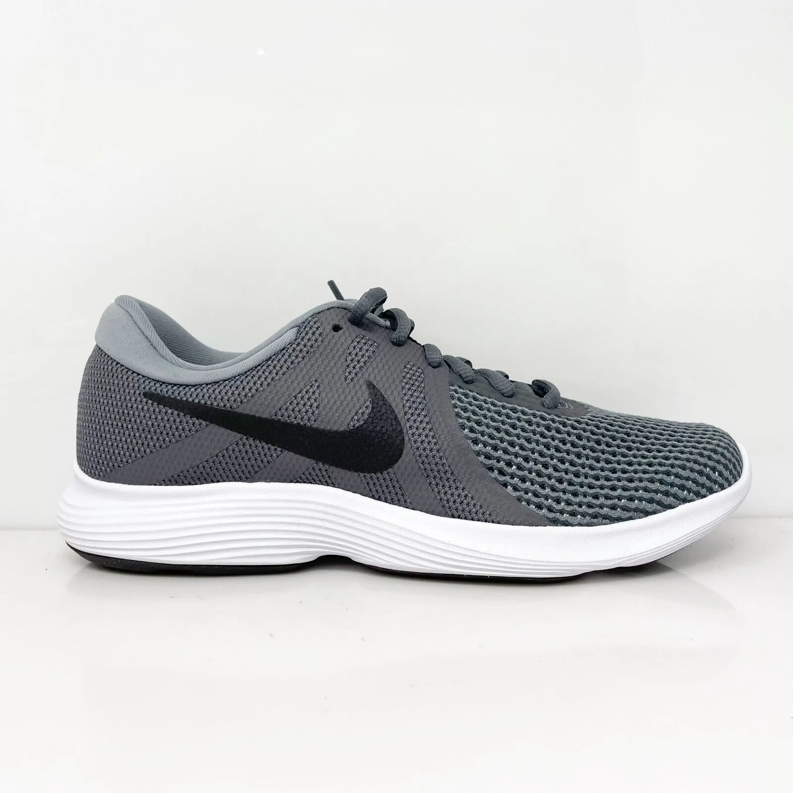 Nike Mens Revolution 4 908988-010 Gray Running Shoes Sneakers Size 8.5